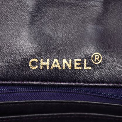 Chanel Lambskin Quilted Medium Kelly Flap Purple 6 of 23