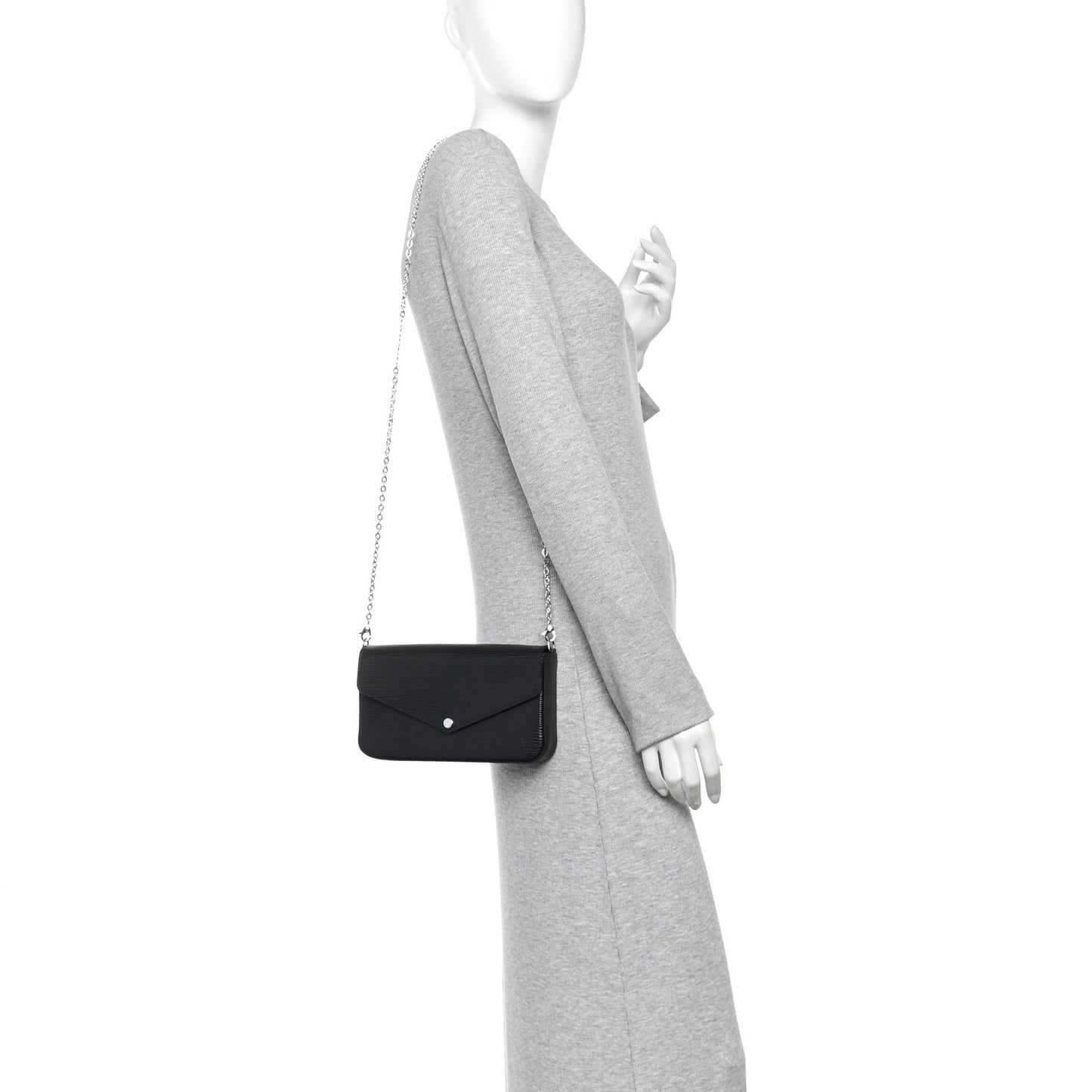 Epi Pochette Felicie Black