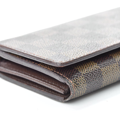 Louis Vuitton Damier Ebene Porte-Monnaie Billets Tresor Wallet 16 of 17