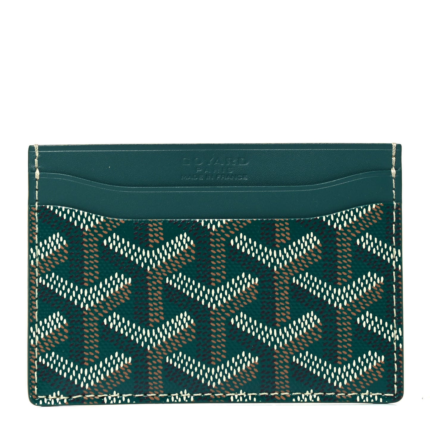 Goyardine Saint Sulpice Card Holder Green