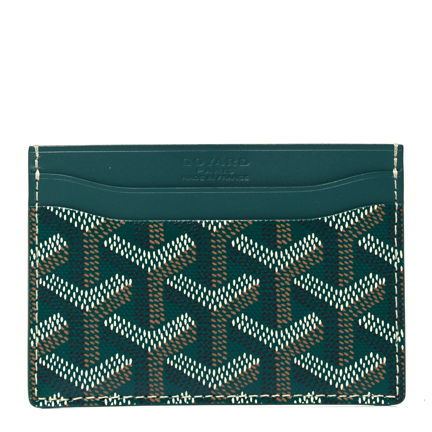 Goyard Goyardine Saint Sulpice Card Holder Green 1 of 7