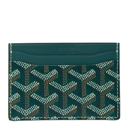 Goyard Goyardine Saint Sulpice Card Holder Green 1 of 7