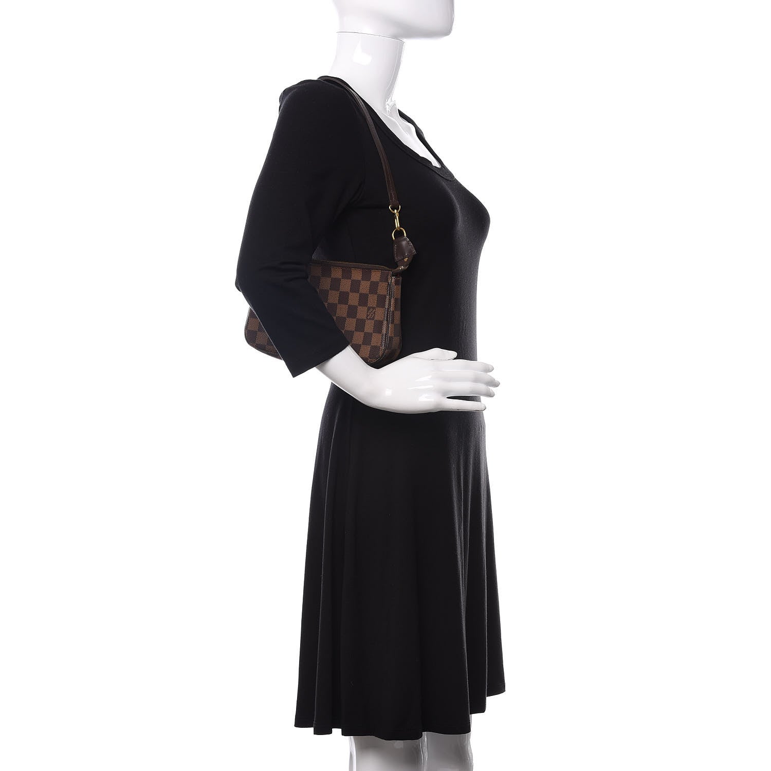 Louis Vuitton Damier Ebene Pochette Accessories NM 2 of 17