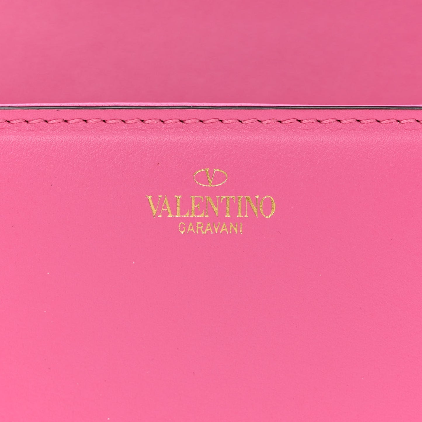 Calfskin Vlogo Loco Shoulder Bag Feminine Pink