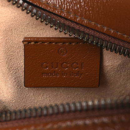 Gucci Azalea Calfskin Matelasse Diagonal Mini GG Marmont Round Shoulder Bag Cuir 5 of 8