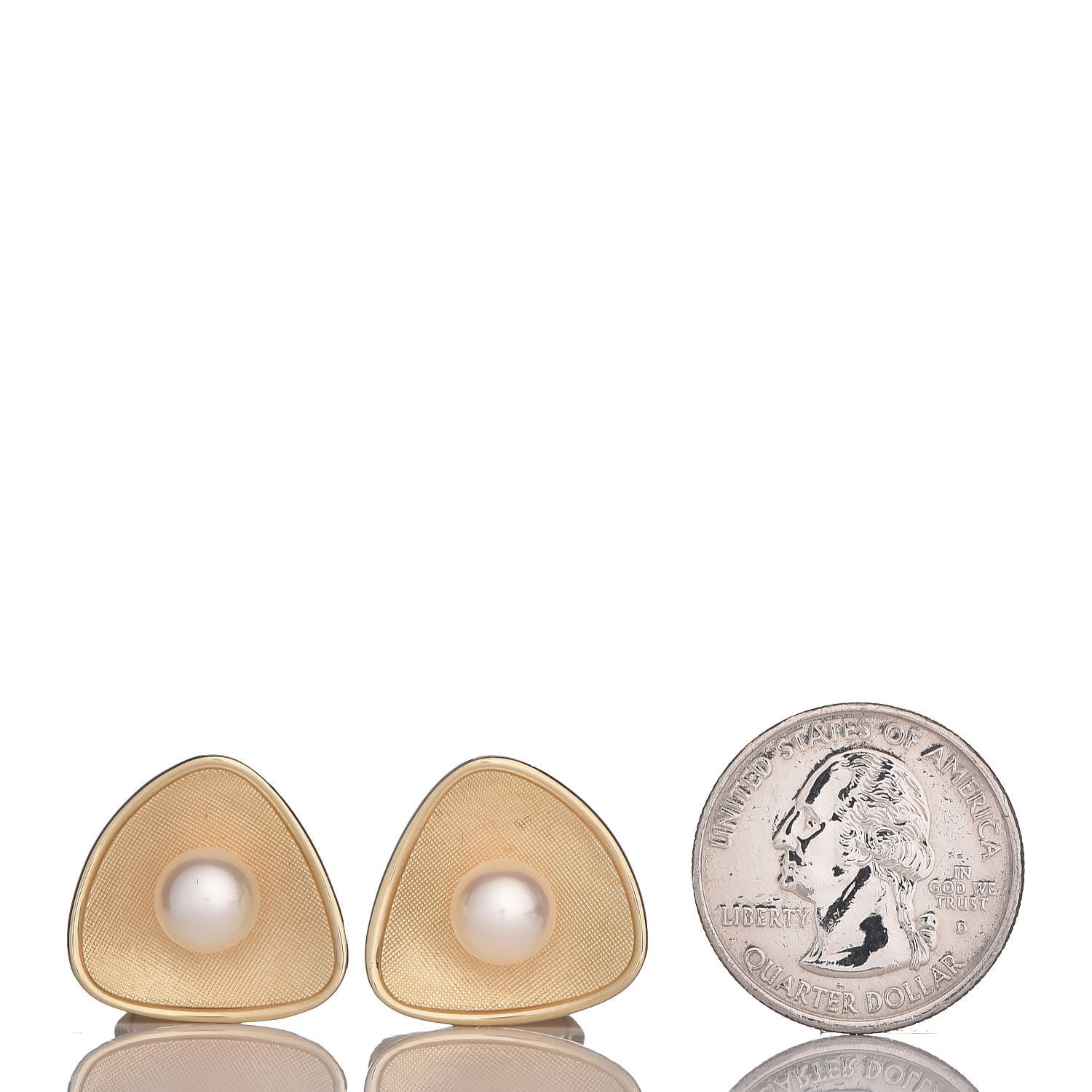 Mikimoto 14K Yellow Gold Akoya Pearl 7.5-8mm Cufflinks 2 of 5