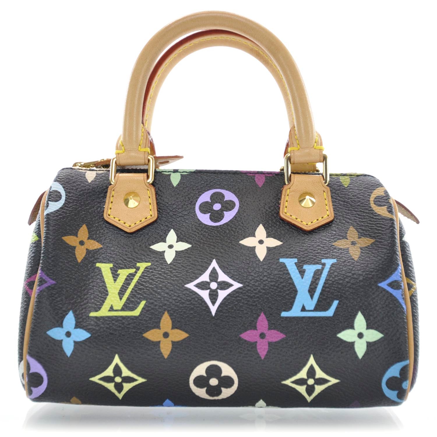 Louis Vuitton Monogram Multicolor Mini Sac HL Speedy Black 1 of 9