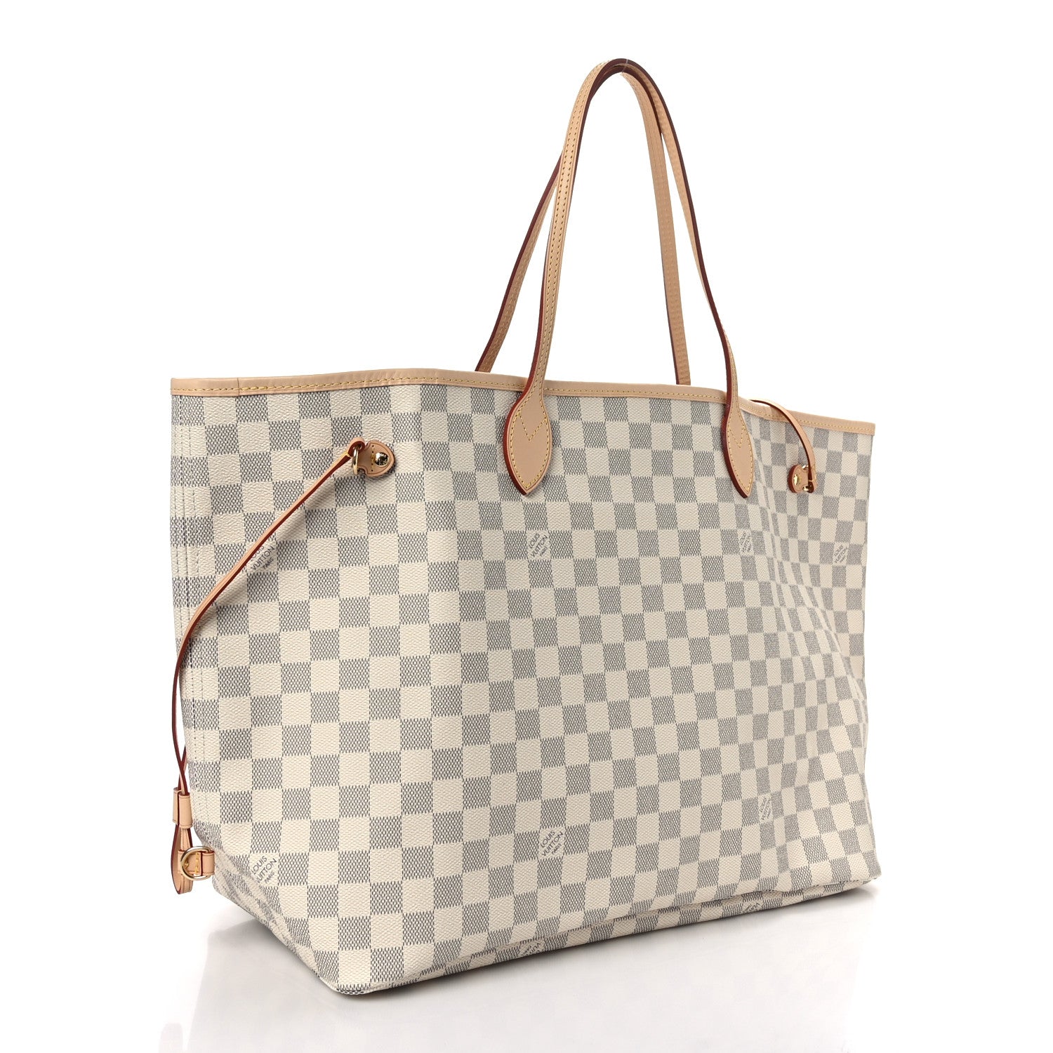Louis Vuitton Damier Azur Neo Neverfull GM Rose Ballerine 4 of 9