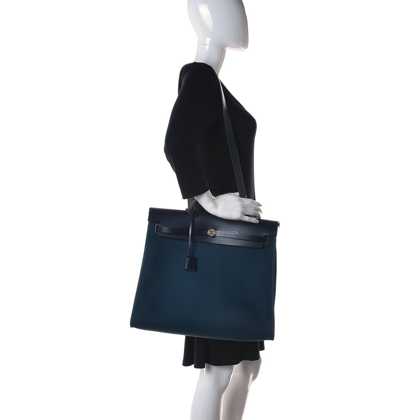 Toile Vache Hunter Herbag Zip 39 MM Bleu Ocean Bleu Indigo
