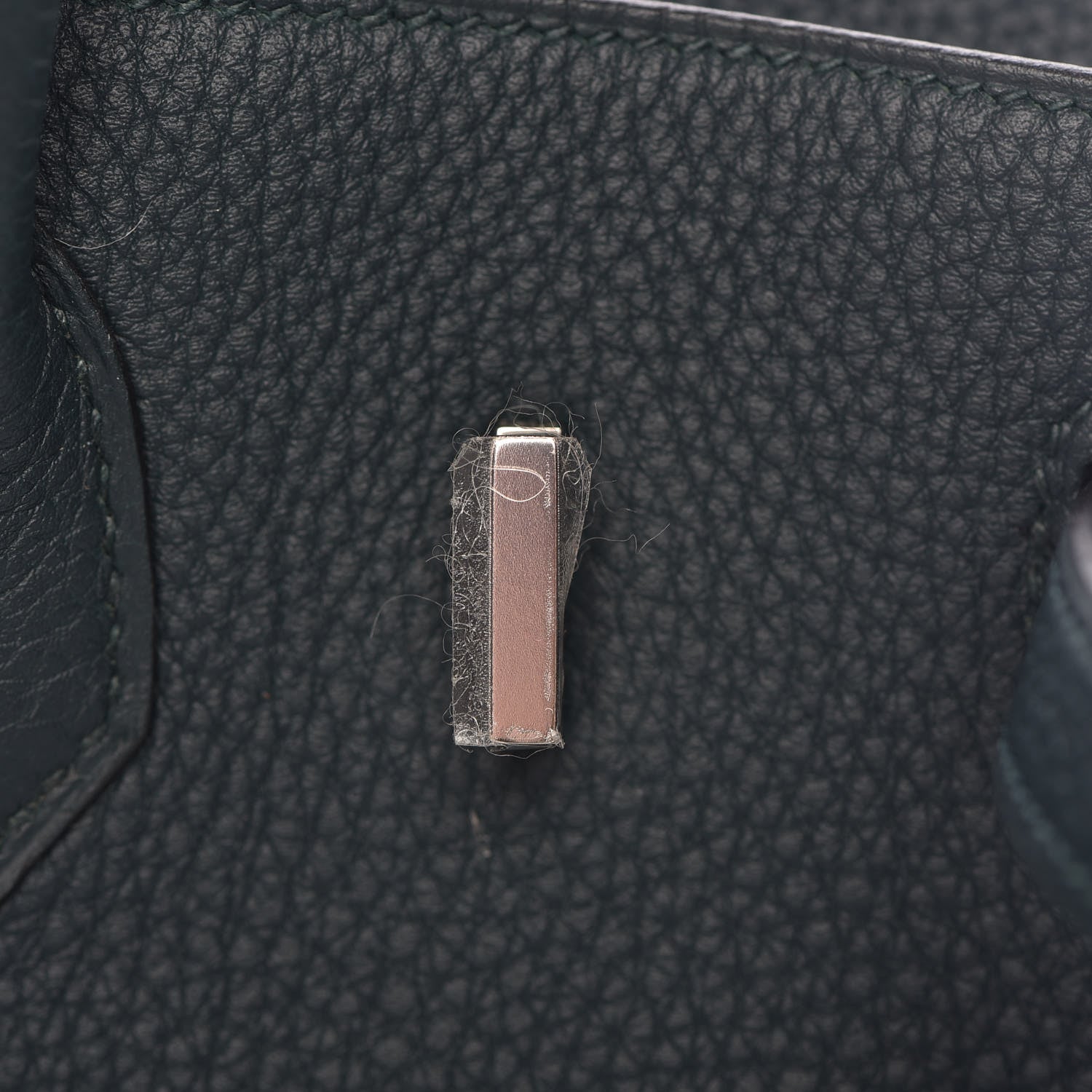 Hermes Togo Swift Officier Birkin 25 Vert Cypress Bleu Zellige 29 of 34