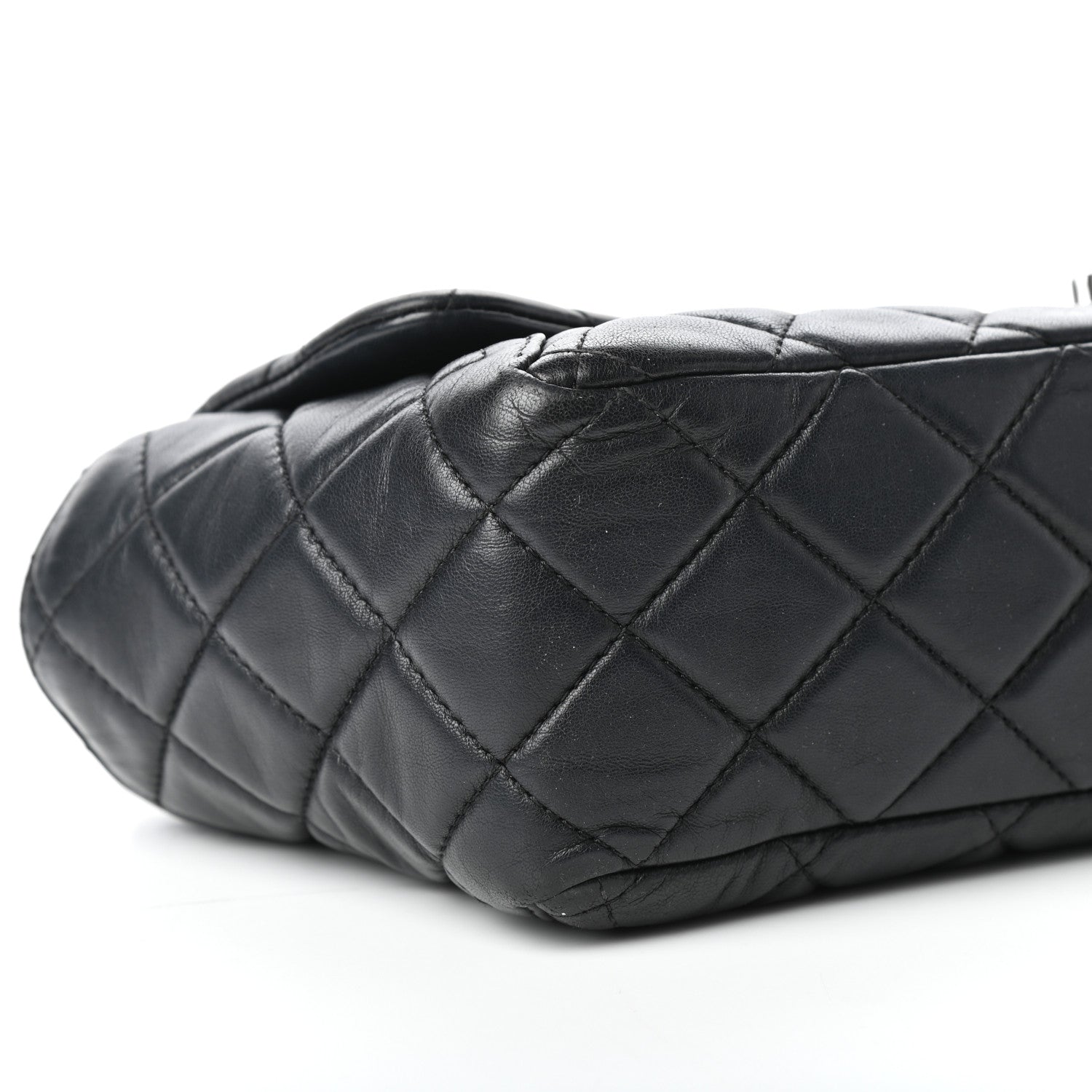 Chanel Lambskin Quilted Large Around Pockets Flap Black 8 of 9
