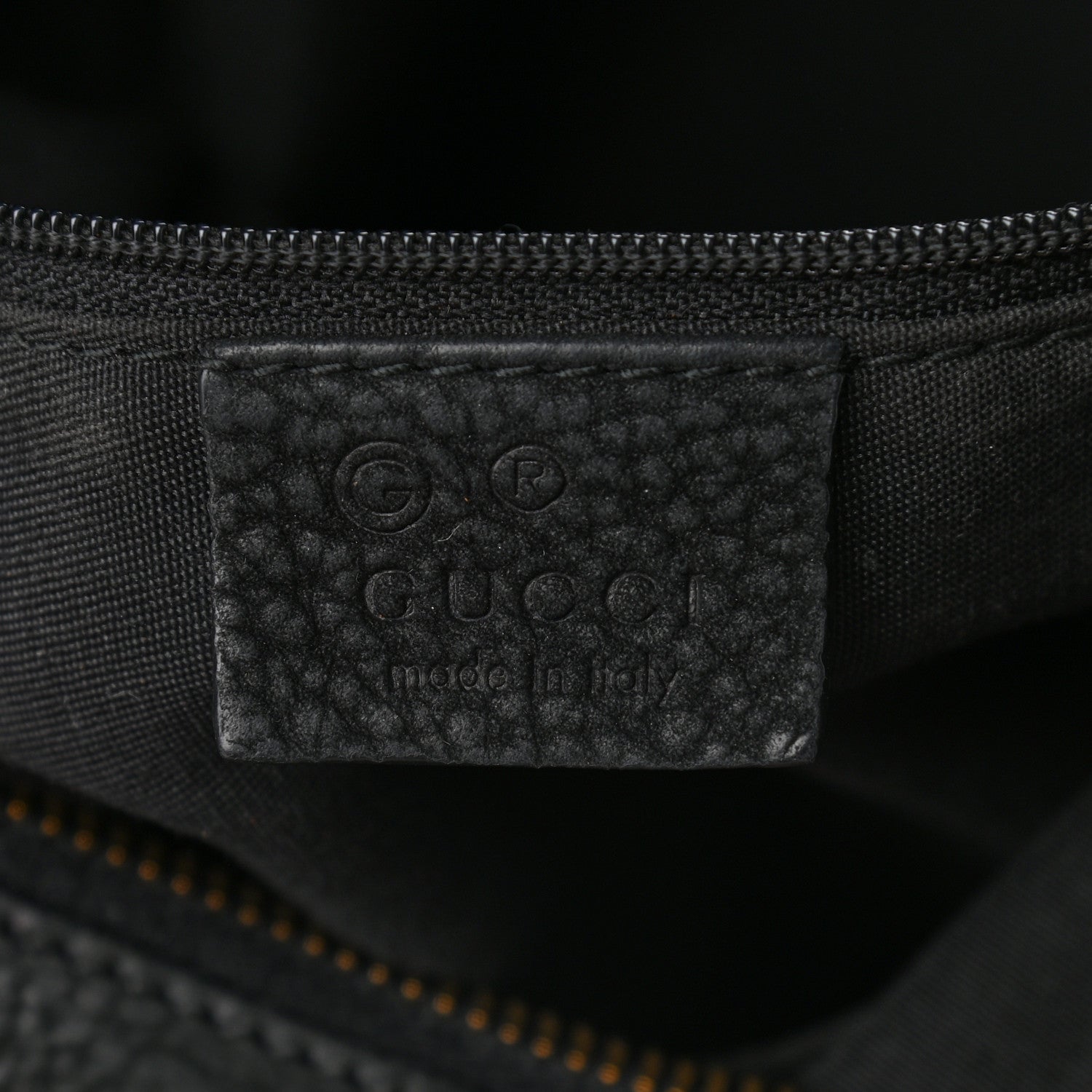 Gucci Calfskin Medium GG Running Hobo Black 6 of 9