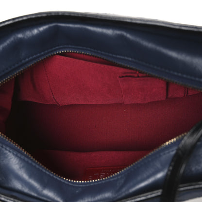 Chanel Aged Calfskin Quilted New Medium Gabrielle Hobo Navy Black 5 of 10