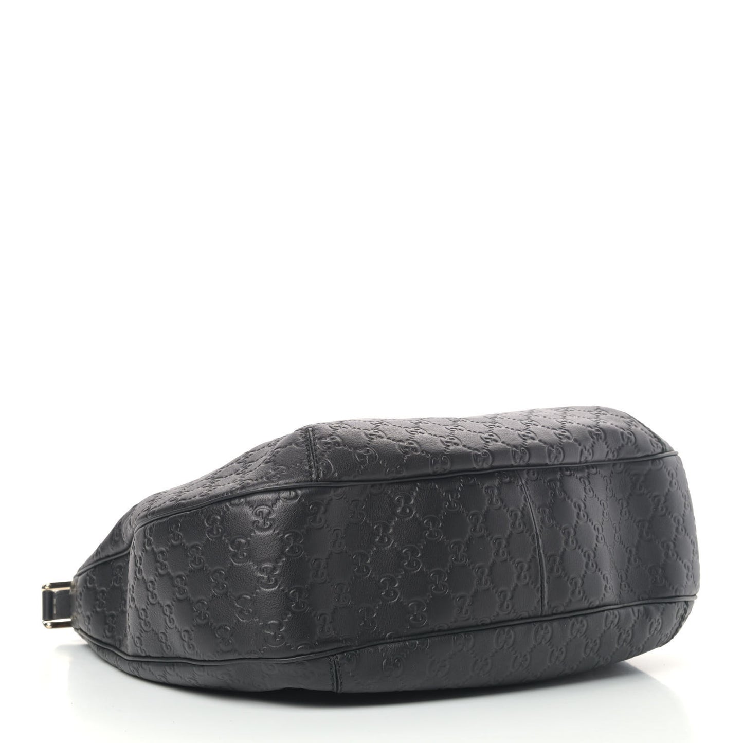 Guccissima Large New Ladies Web Hobo Black