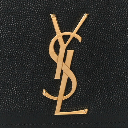 Saint Laurent Grain De Poudre Medium Classic Monogram Kate Satchel Black 9 of 11