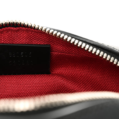 Gucci GG Supreme Monogram Web Small Shoulder Bag Black 7 of 10