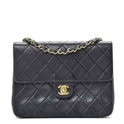 Chanel Lambskin Quilted Mini Square Flap Black 1 of 19