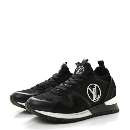 Louis Vuitton Calfskin Run Away Sneakers 39 Black 4 of 11