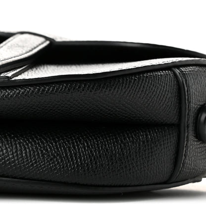 Christian Dior Grained Calfskin Mini Saddle Bag Black 10 of 11