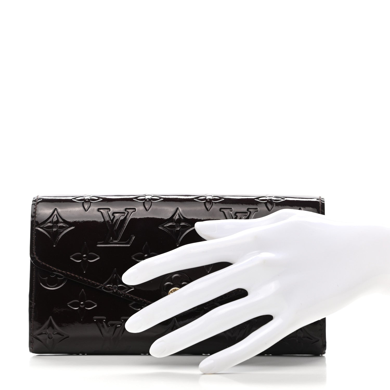 Louis Vuitton Vernis Sarah Wallet NM Amarante 2 of 6