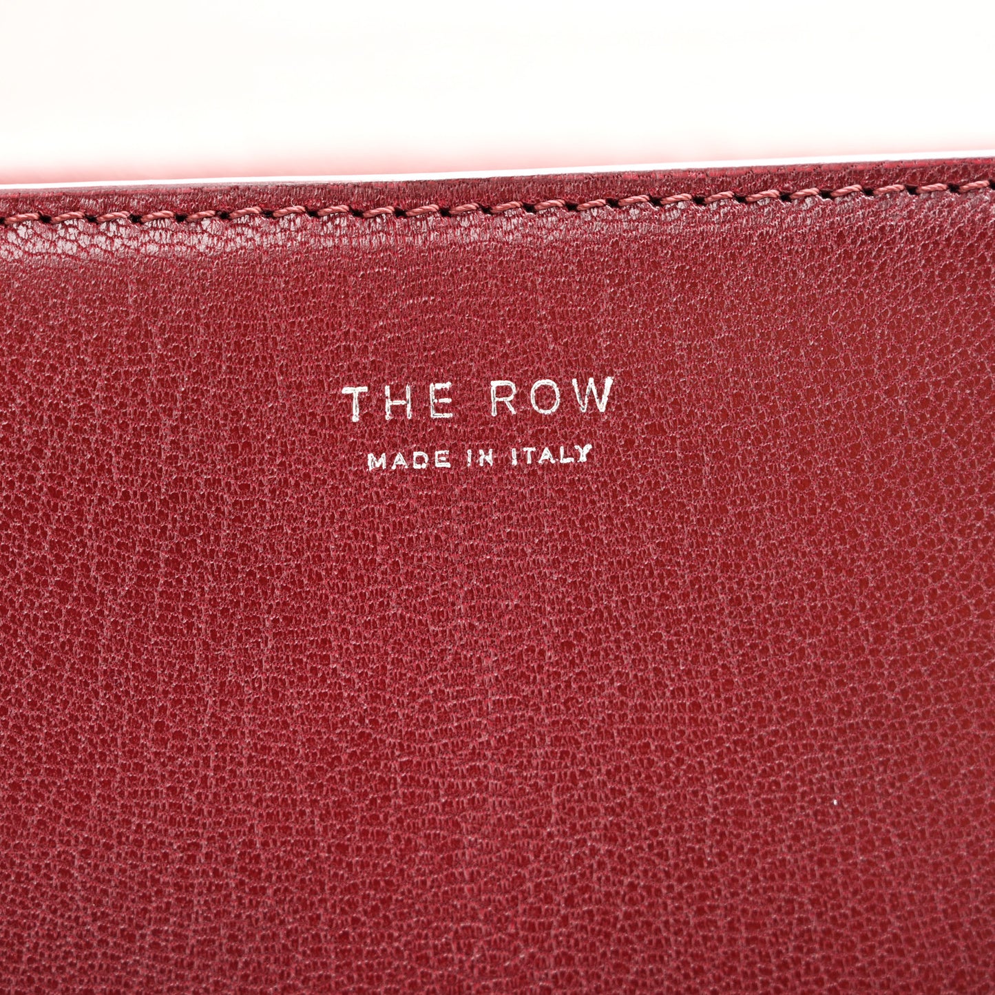 Goatskin The Sofia 8.75 Crossbody Burgundy