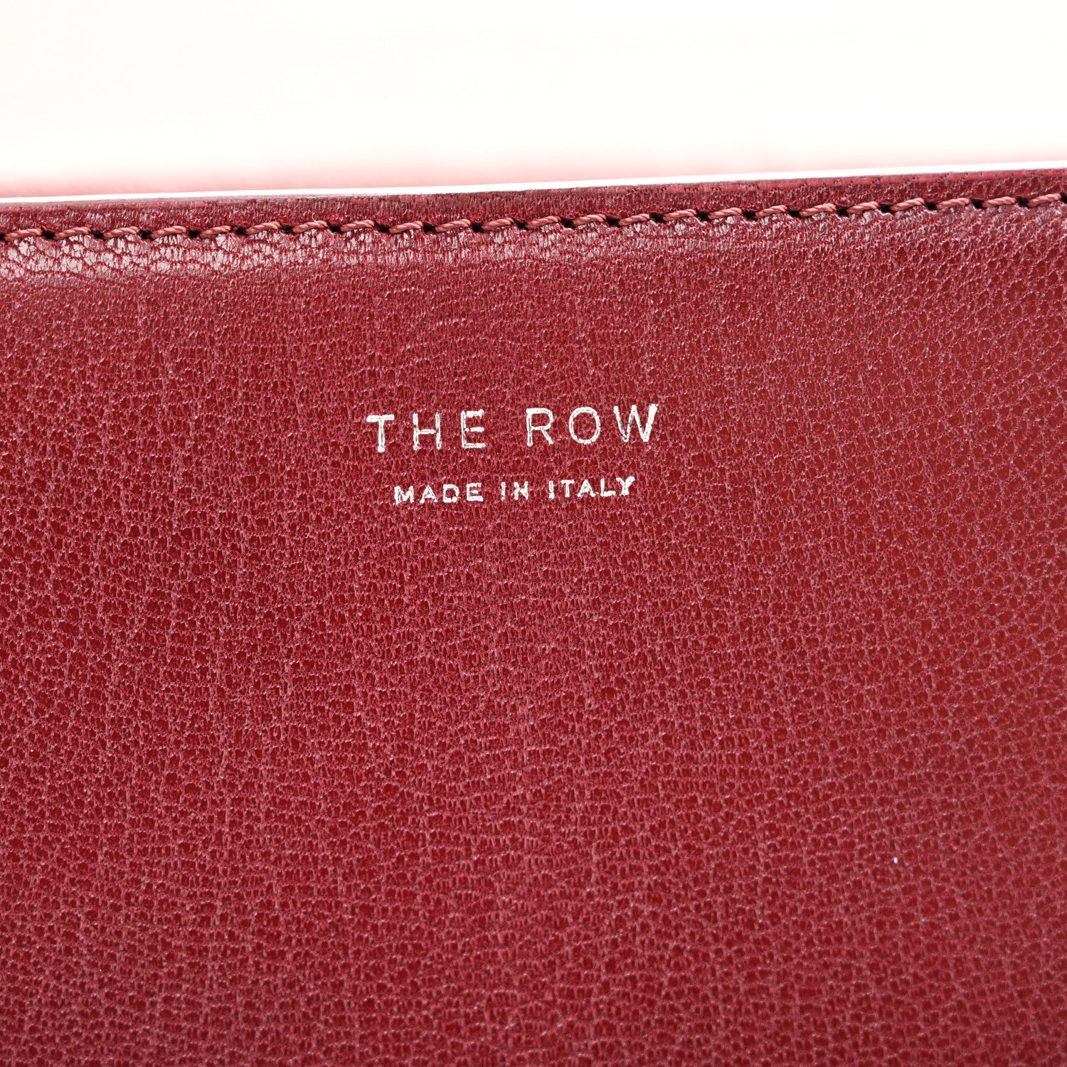 The Row Goatskin The Sofia 8.75 Crossbody Burgundy 6 of 12