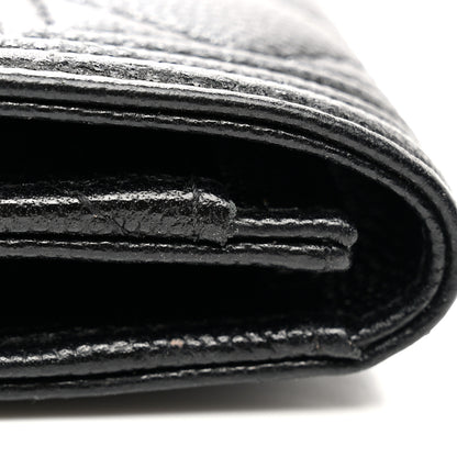 Chanel Caviar Quilted Boy Flap Card Holder Black 12 of 13