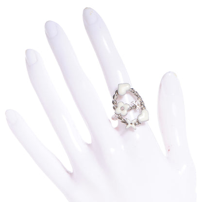 Louis Vuitton Sweet Monogram Coeurs Ring 6 White 2 of 5