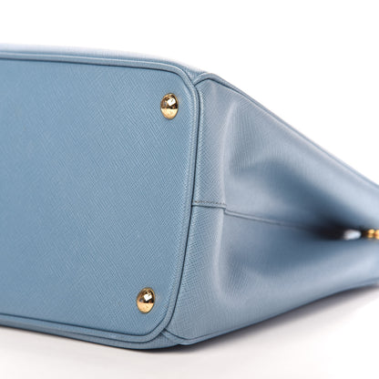 Prada Saffiano Medium Galleria Double Zip Tote Aviazione 7 of 12