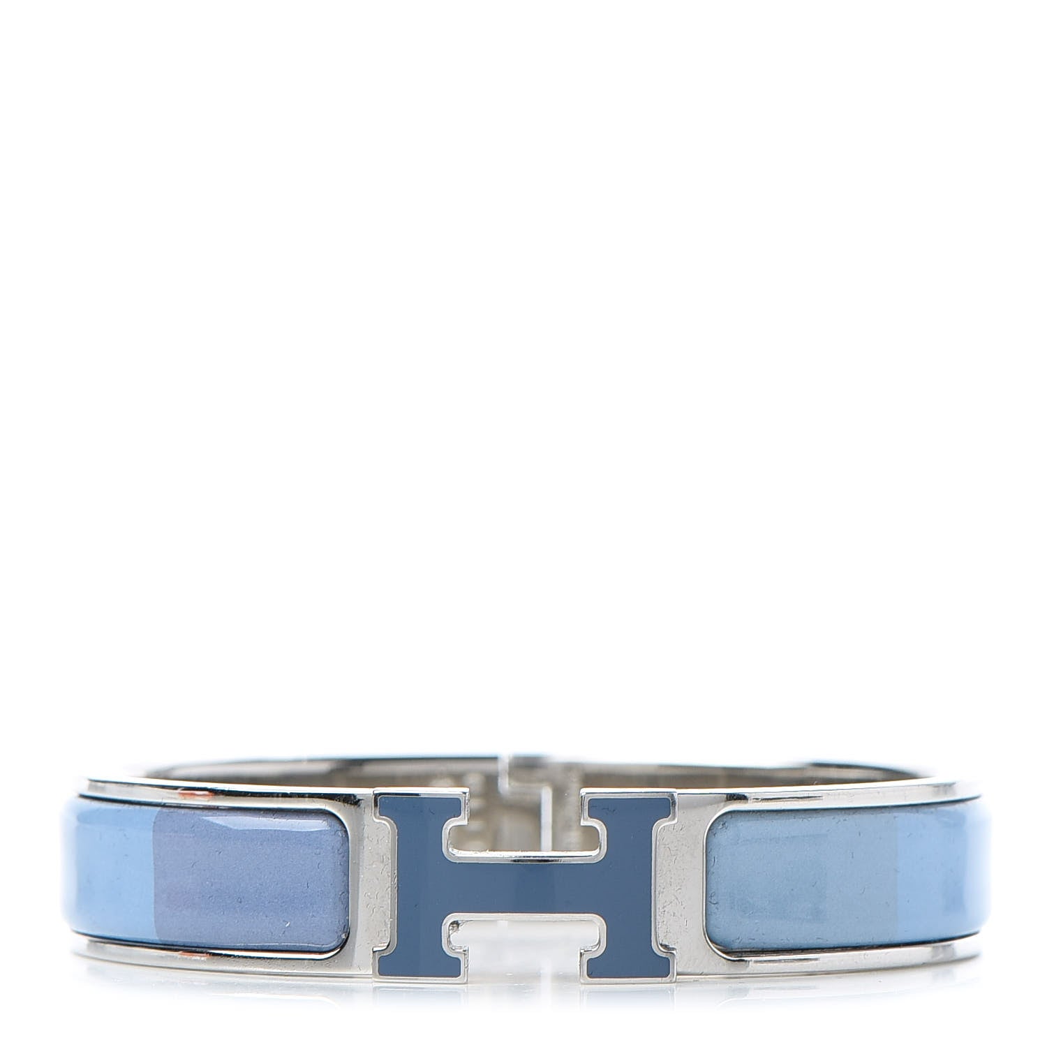 Hermes Enamel Narrow Clic Clac H Rainbow Bracelet PM Rainbow Bleu 1 of 7