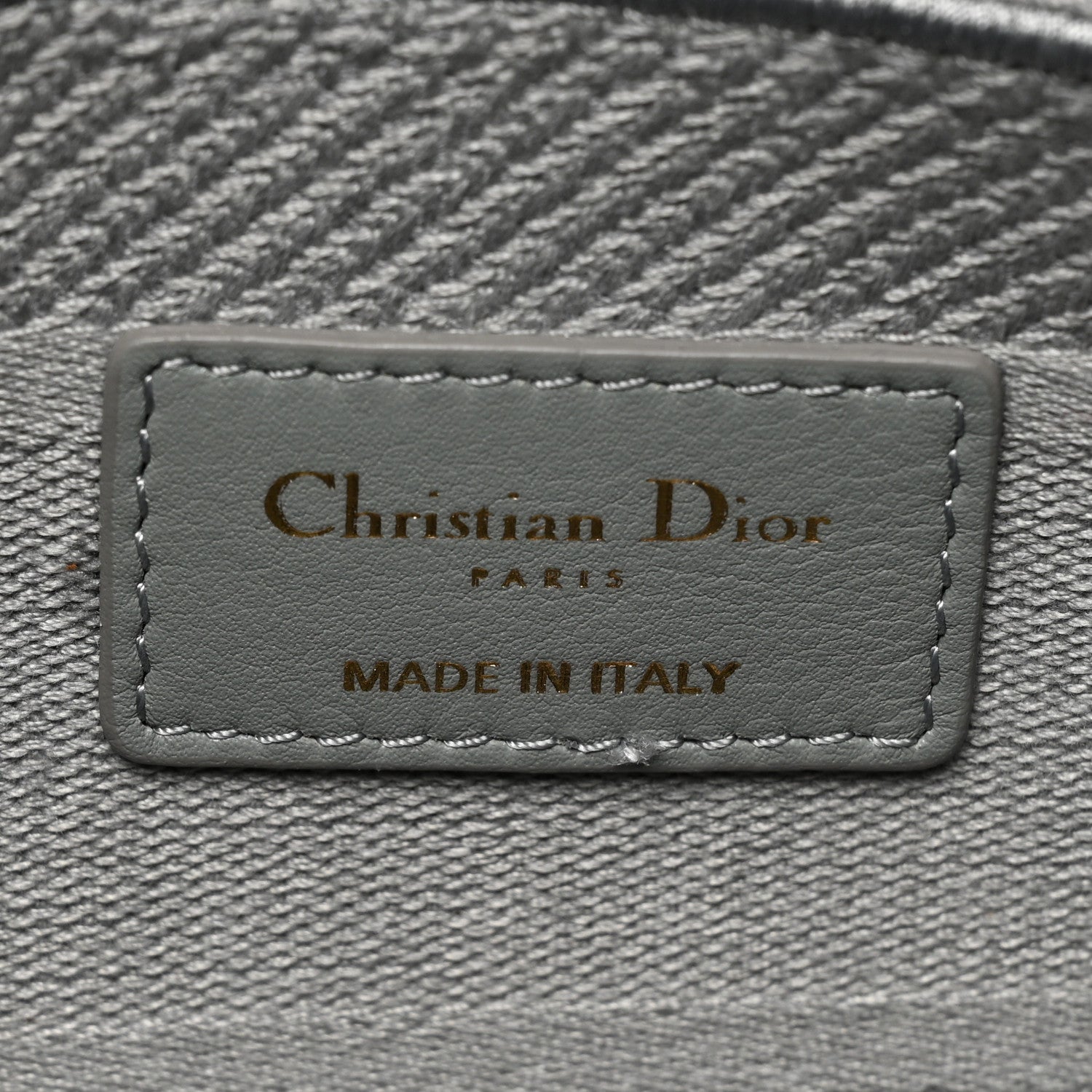 Christian Dior Canvas Embroidered Cannage Lady D-Lite Gray 6 of 18