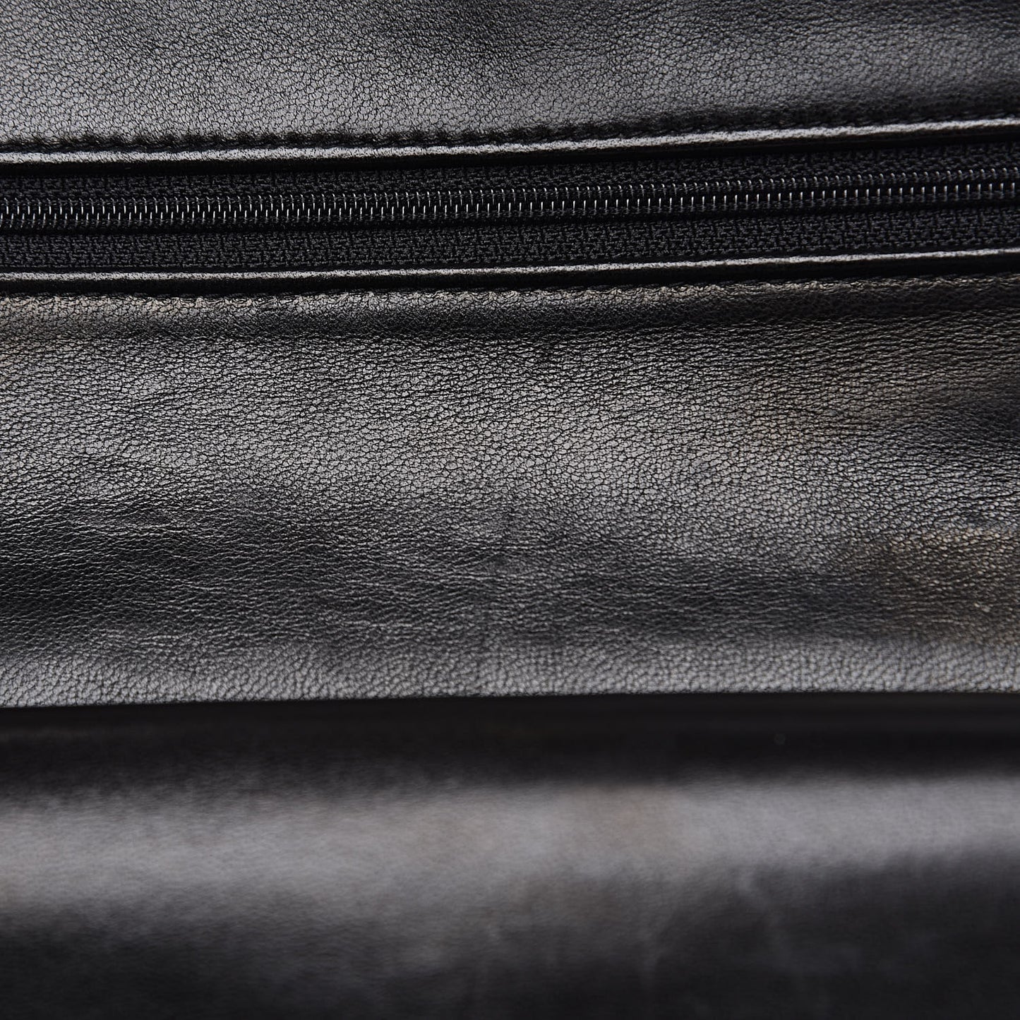Lambskin Quilted Small Double Flap Black