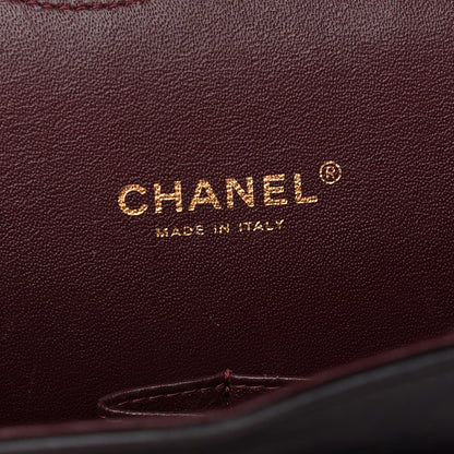 Chanel Lambskin Quilted Maxi Double Flap Black 9 of 12