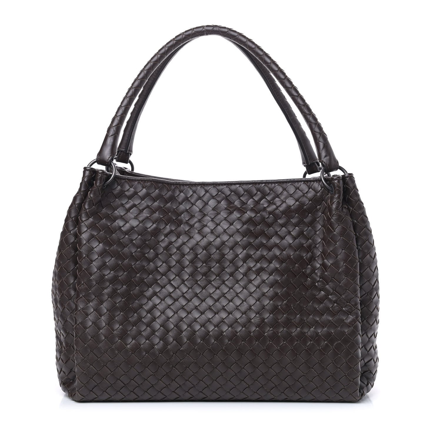 Nappa Intrecciato Parachute Bag Ebano