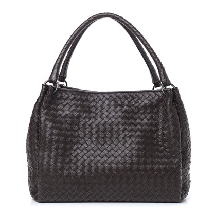 Bottega Veneta Nappa Intrecciato Parachute Bag Ebano 1 of 9
