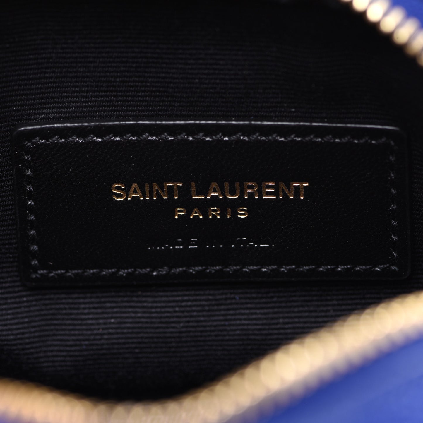 Grain De Poudre Matelasse Monogram Baby Lou Camera Bag Sapphire Blue