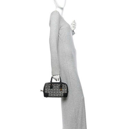 Loewe Jacquard Anagram Calfskin Amazona 23 Black Navy 2 of 10
