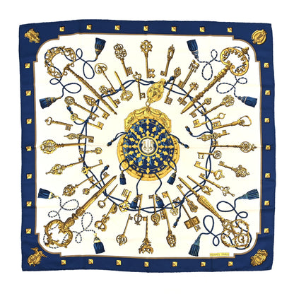 Hermes Silk Keys Les Cles Scarf 90 1 of 3