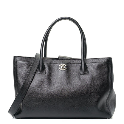 Chanel Calfskin Cerf Executive Shopper Tote Black 1 of 5
