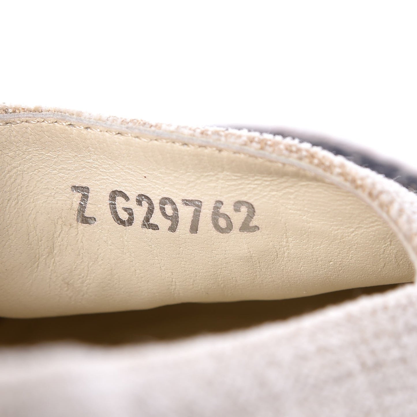 Toile Sequin CC Espadrilles 41 Beige Black