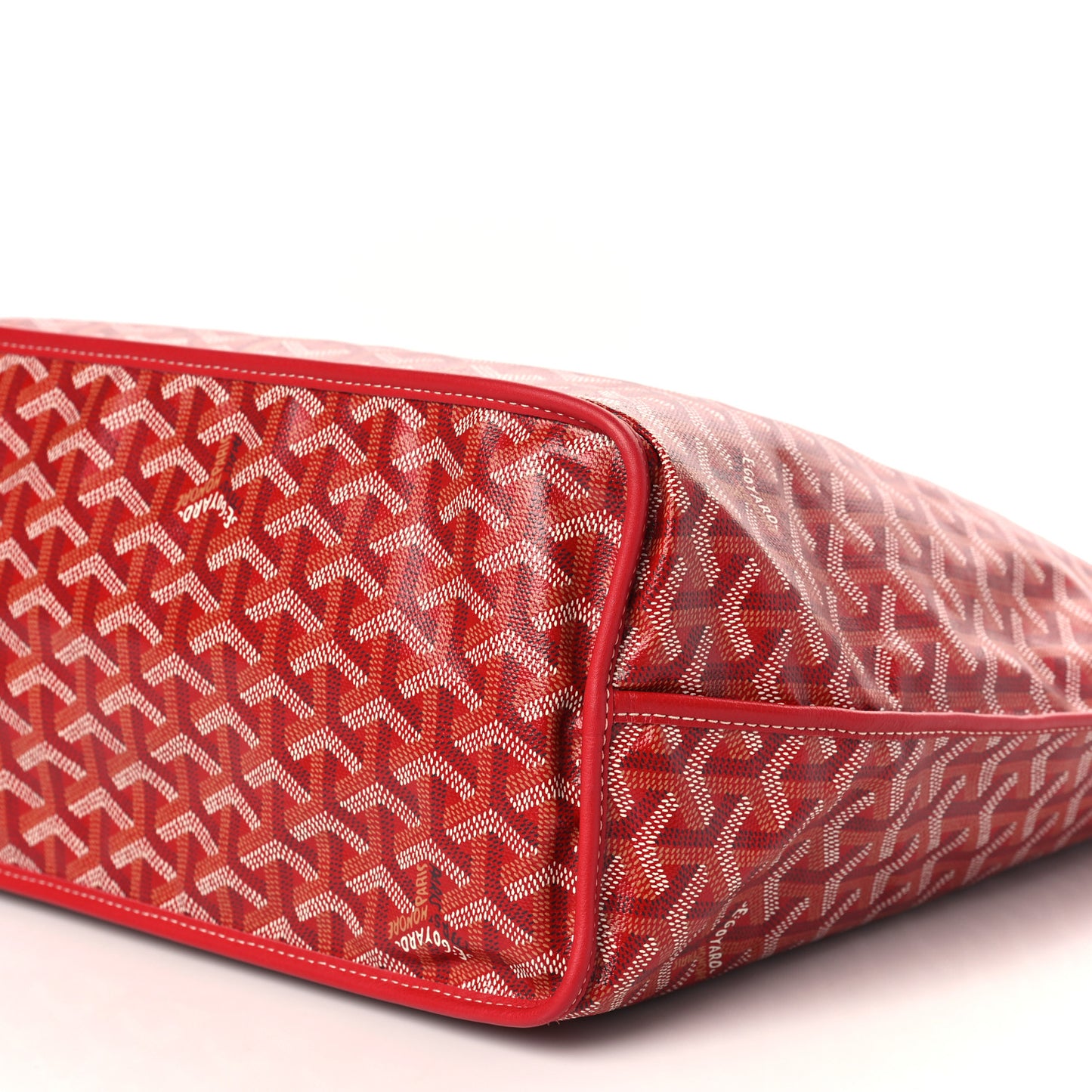 Goyardine Reversible Anjou PM Red