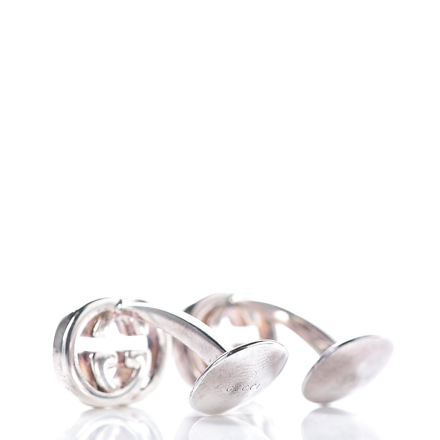 Sterling Silver Interlocking G Cufflinks