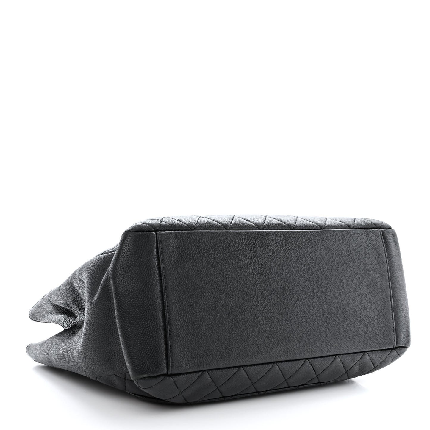 Caviar Quilted Grand Shopping Tote GST Black