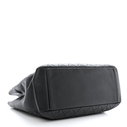 Chanel Caviar Quilted Grand Shopping Tote GST Black 4 of 11