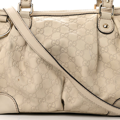 Gucci Guccissima Medium Sukey Top Handle Bag White 8 of 26