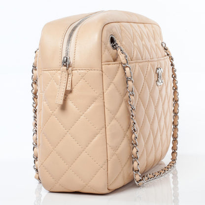 Chanel Lambskin Large Camera Case Beige 3 of 10