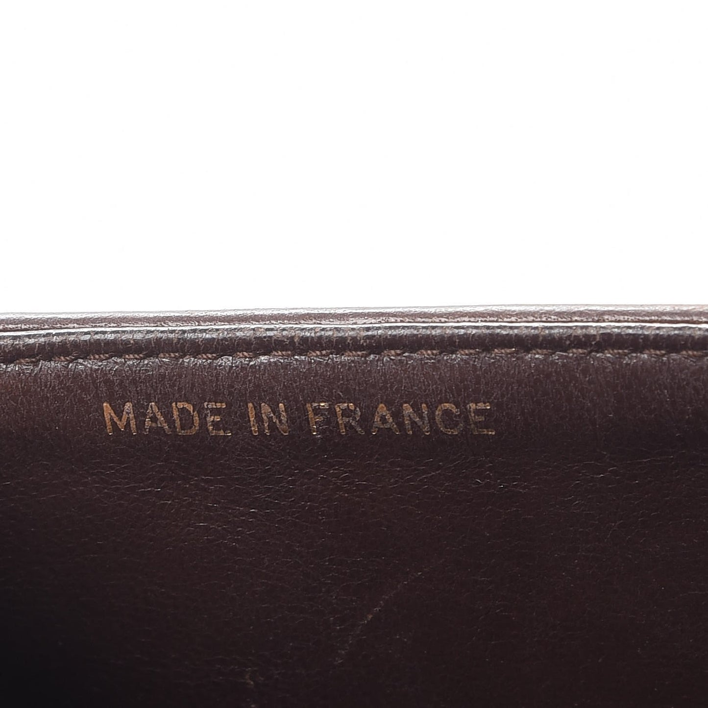 Lambskin Medium Double Flap Brown