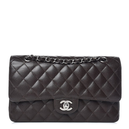 Chanel Caviar Quilted Medium Double Flap Brown 1 of 12