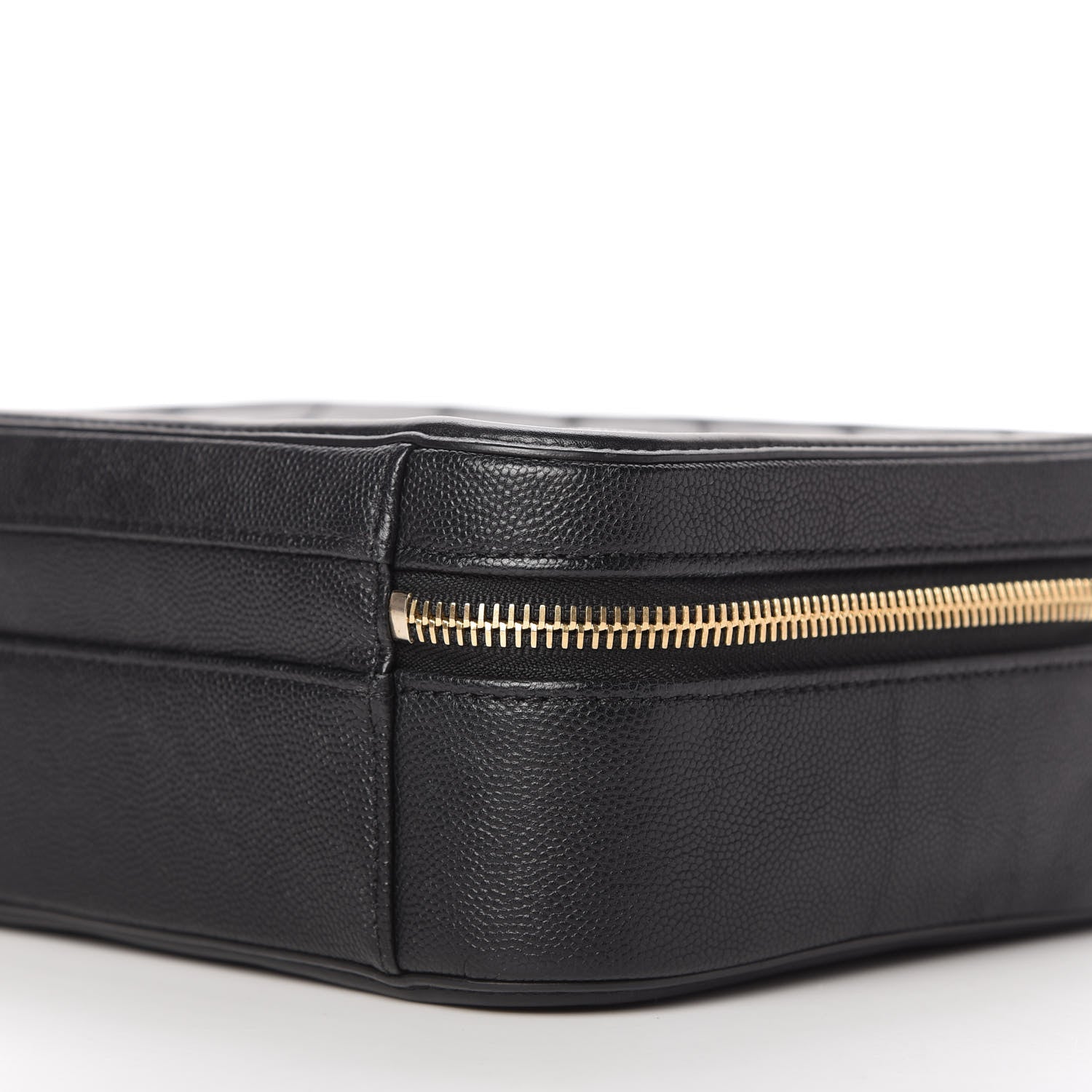 Chanel Caviar Quilted Medium CC Filigree Vanity Case Black 7 of 10