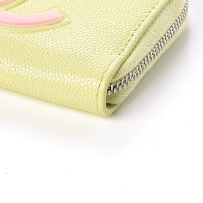 Chanel Caviar Key Holder Case Light Pink Light Green 11 of 12